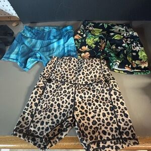 Leopard Print Kids Shorts
